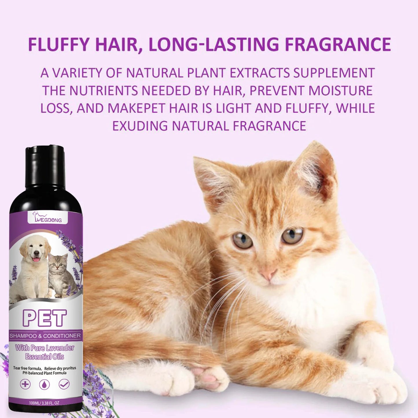 Yegbong 100ml Pet Shampoo Conditioner
