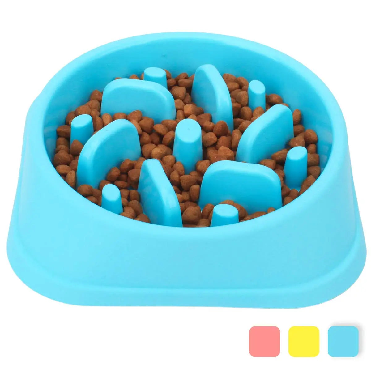 Pet dog bowl slow feeder
