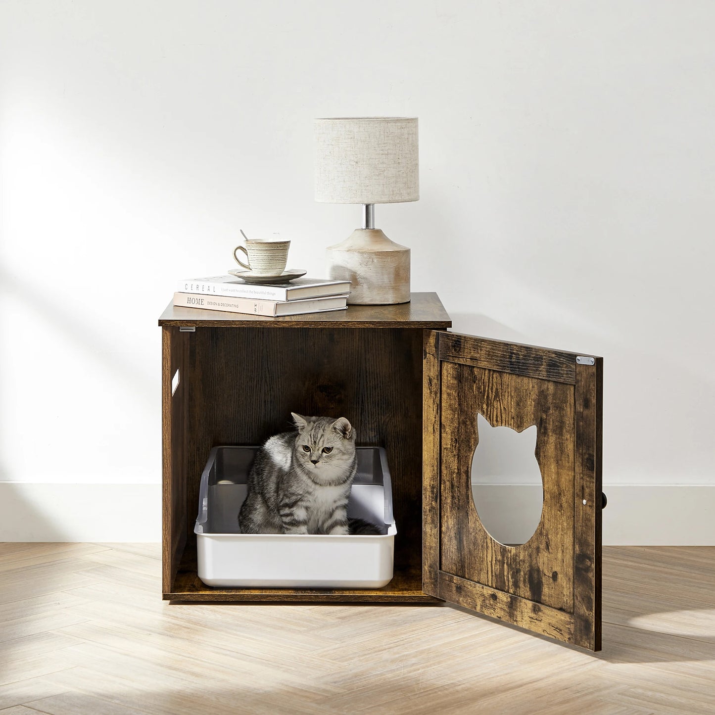 Feandrea Cat Litter Box Furniture