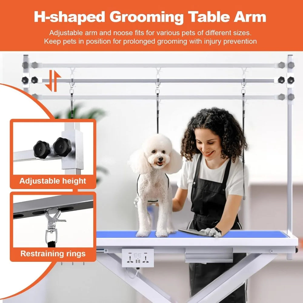 49'' Electric Dog Grooming Table