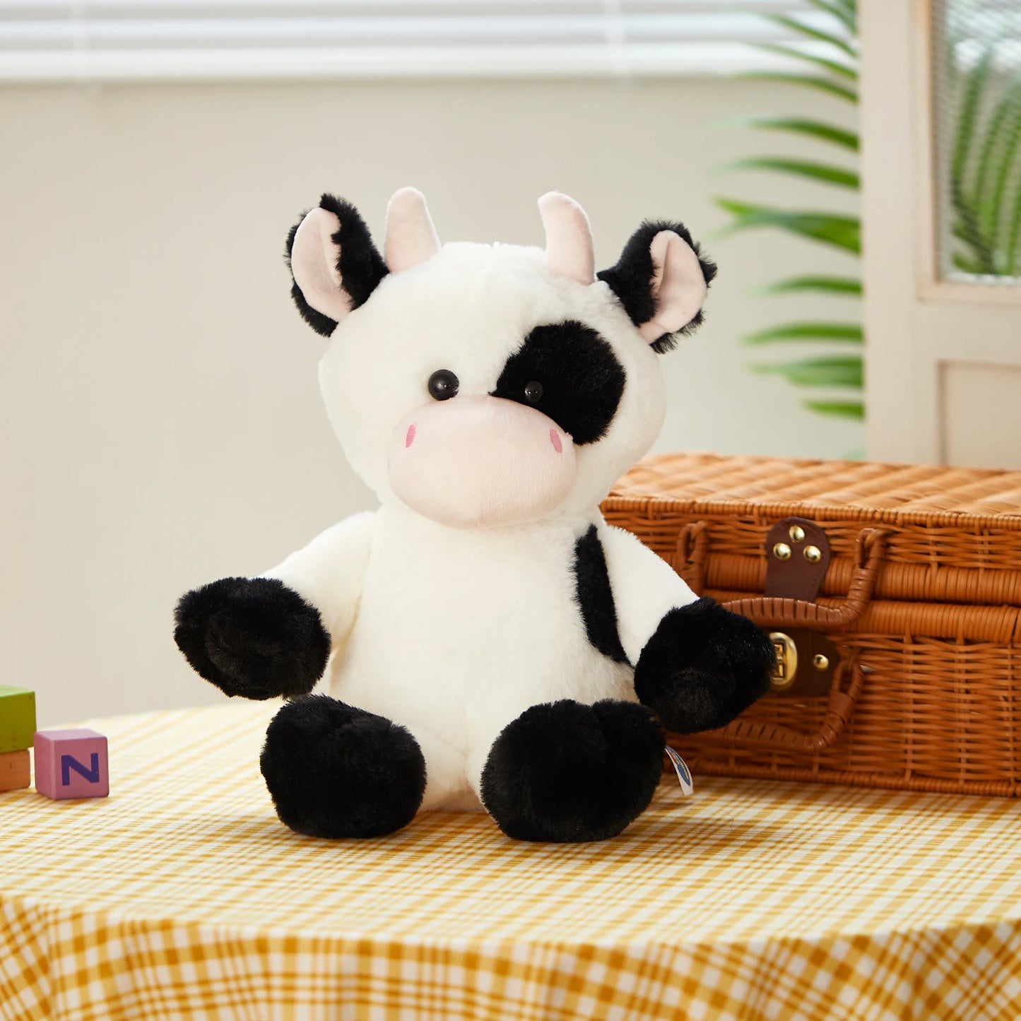 Glowing Dairy Cattle Plush Toy