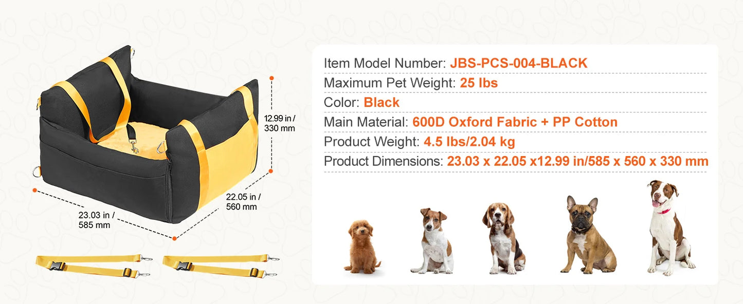 SucceBuy Dog Car Seat