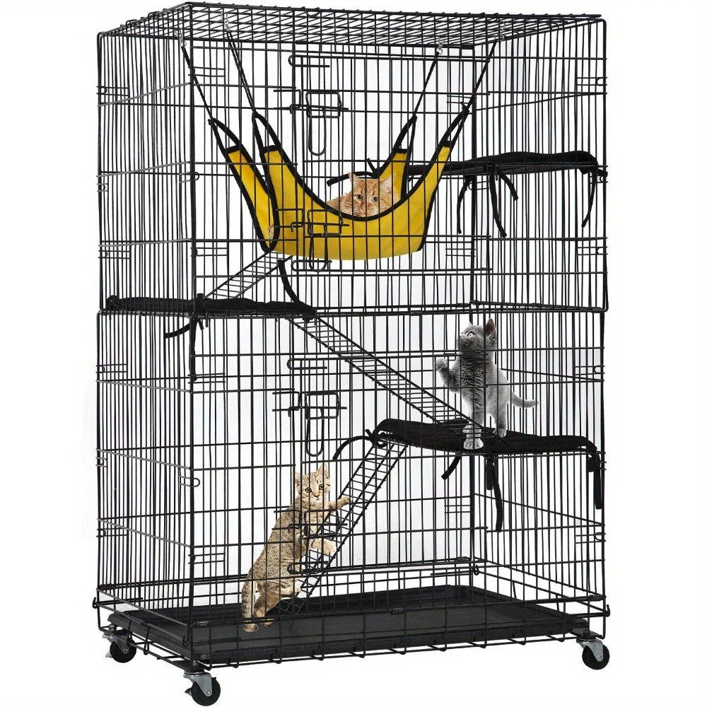 4-Tier 48 Inches Cat Cage Crate