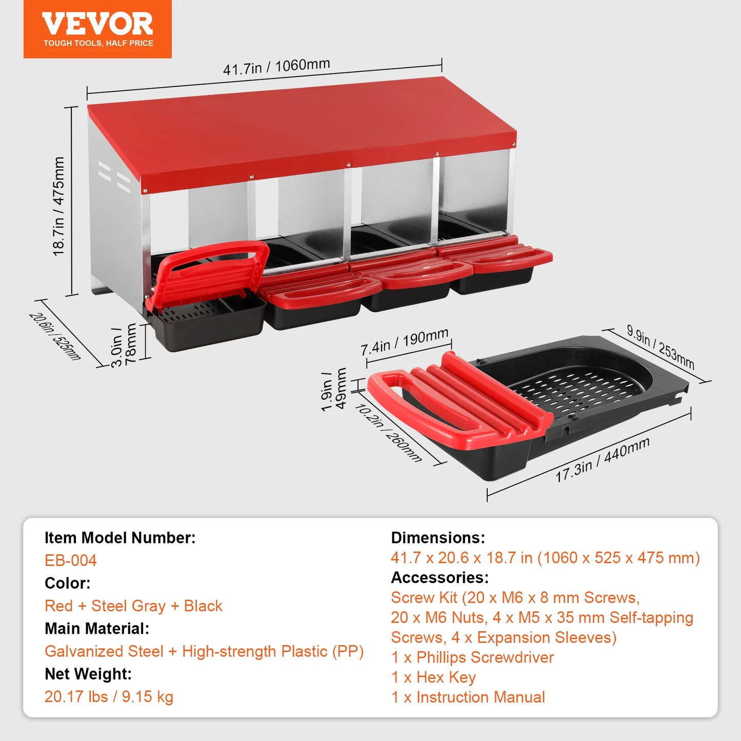 SucceBuy Chicken Nest Box Stable