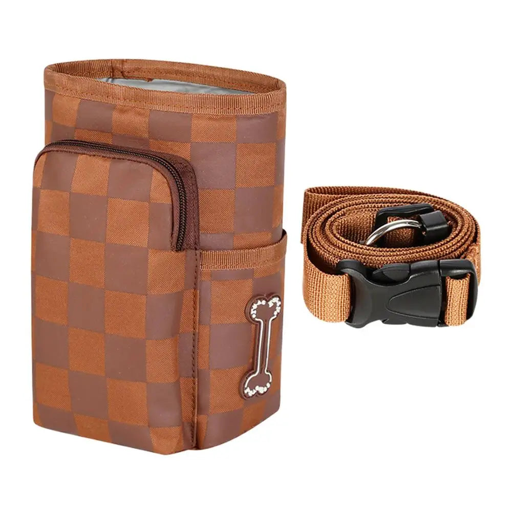 Magnetic buckle dog treat training pouch