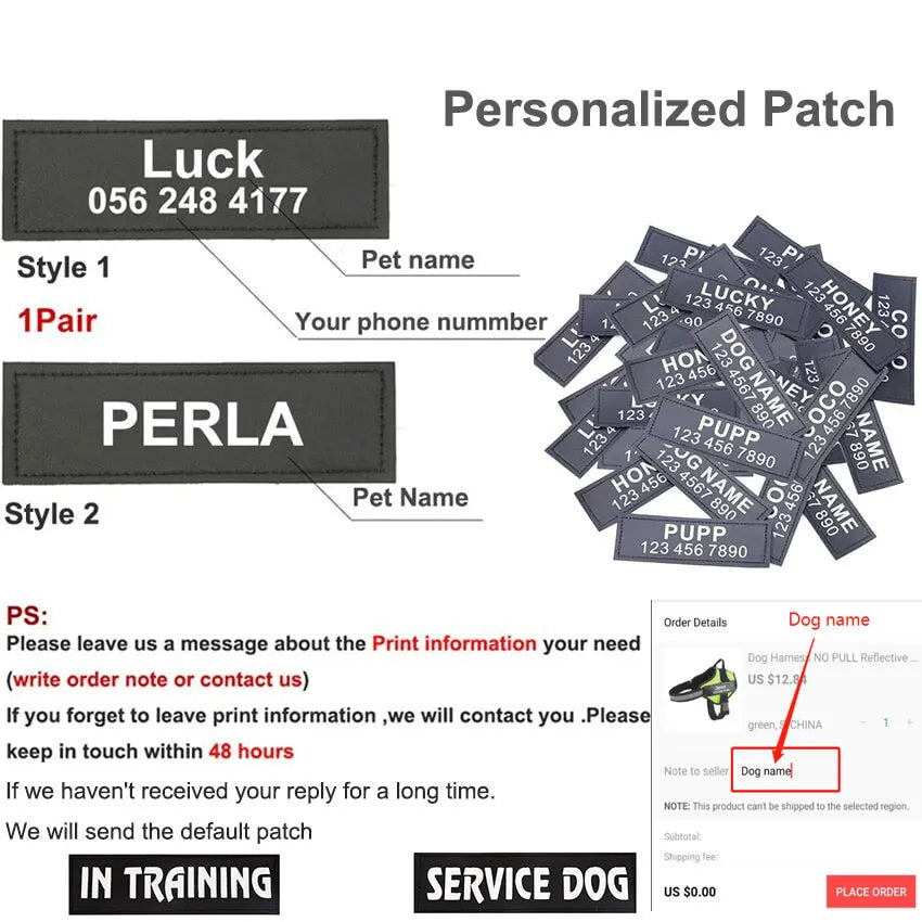 Personalized Dog Harness