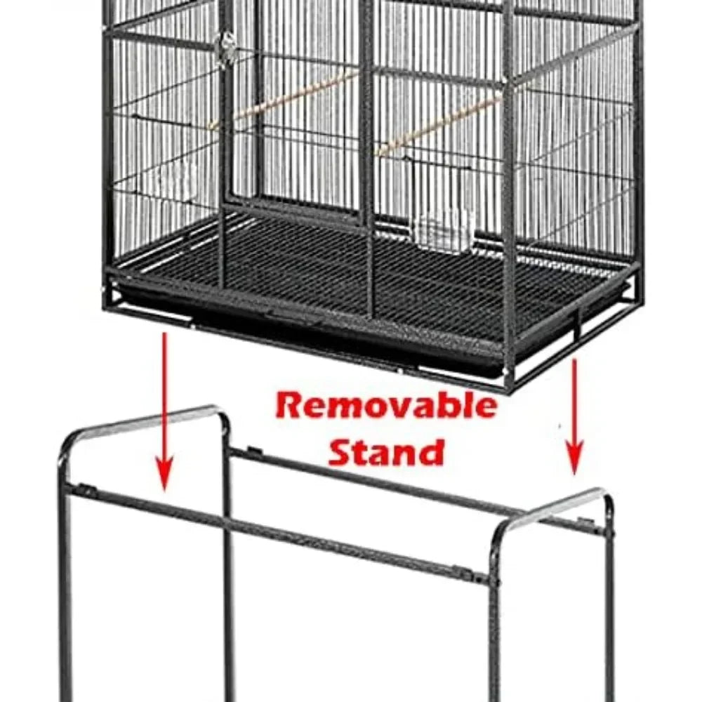 Large Double Birdhouse Treehouse Flight Cage
