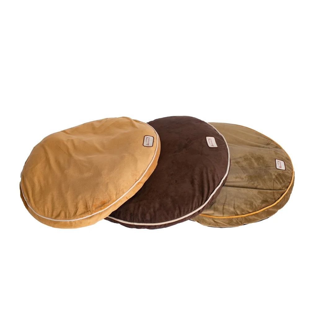 Mocha Velvet Dog Bed Pad