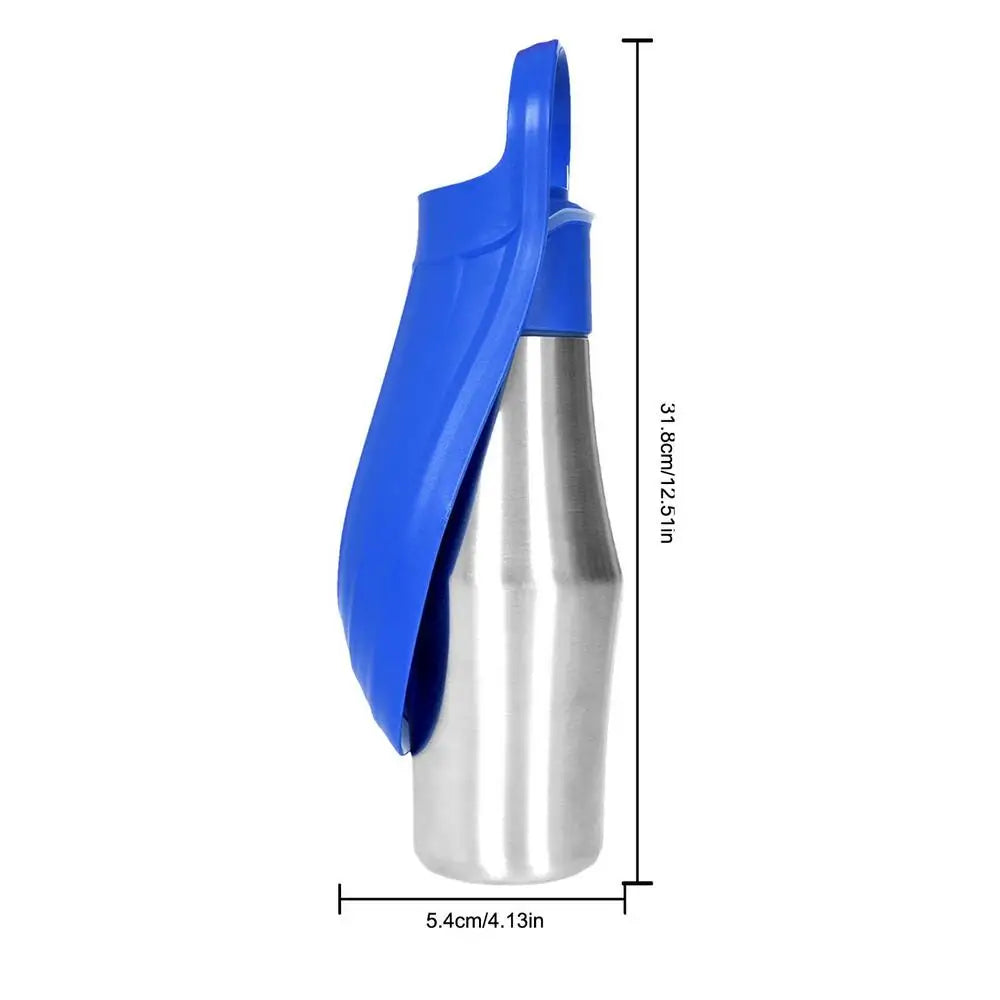 Dog Water Bottle 27oz Stainless Steel