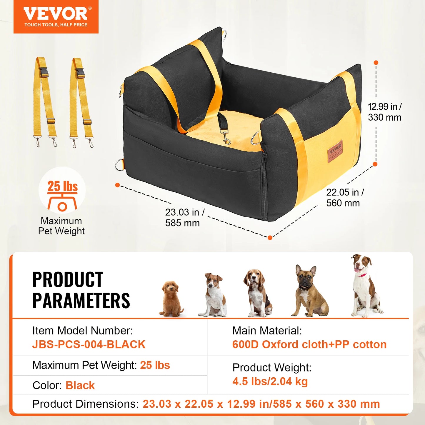 SucceBuy Dog Car Seat