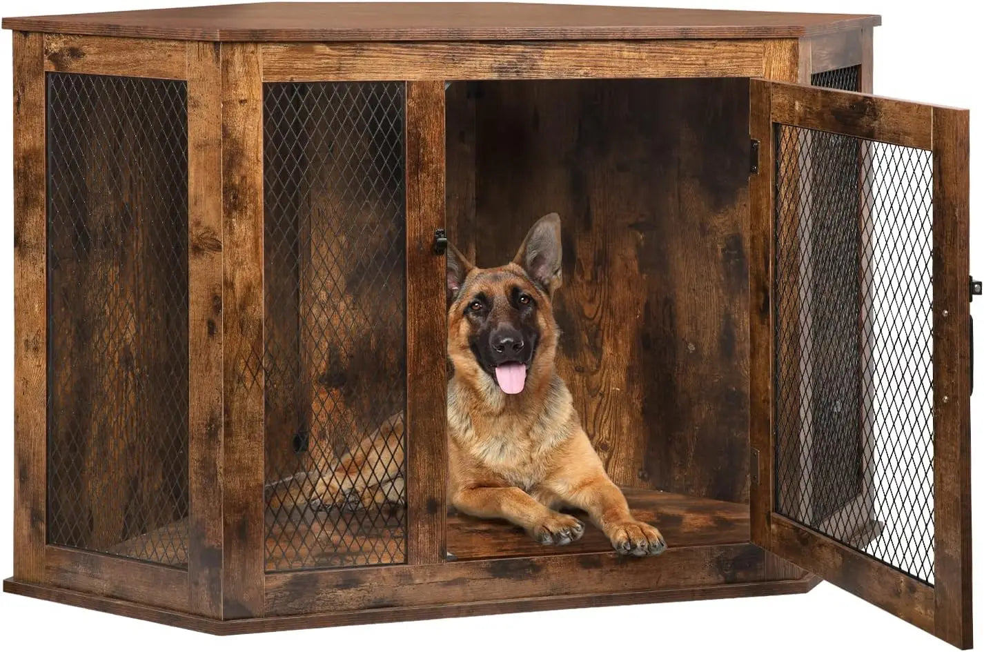 Corner Dog Crate Furniture