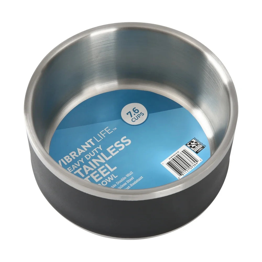 Double Wall Stainless Steel Dog Bowl