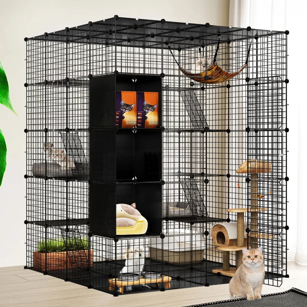 5-Tier Metal Cat Cage