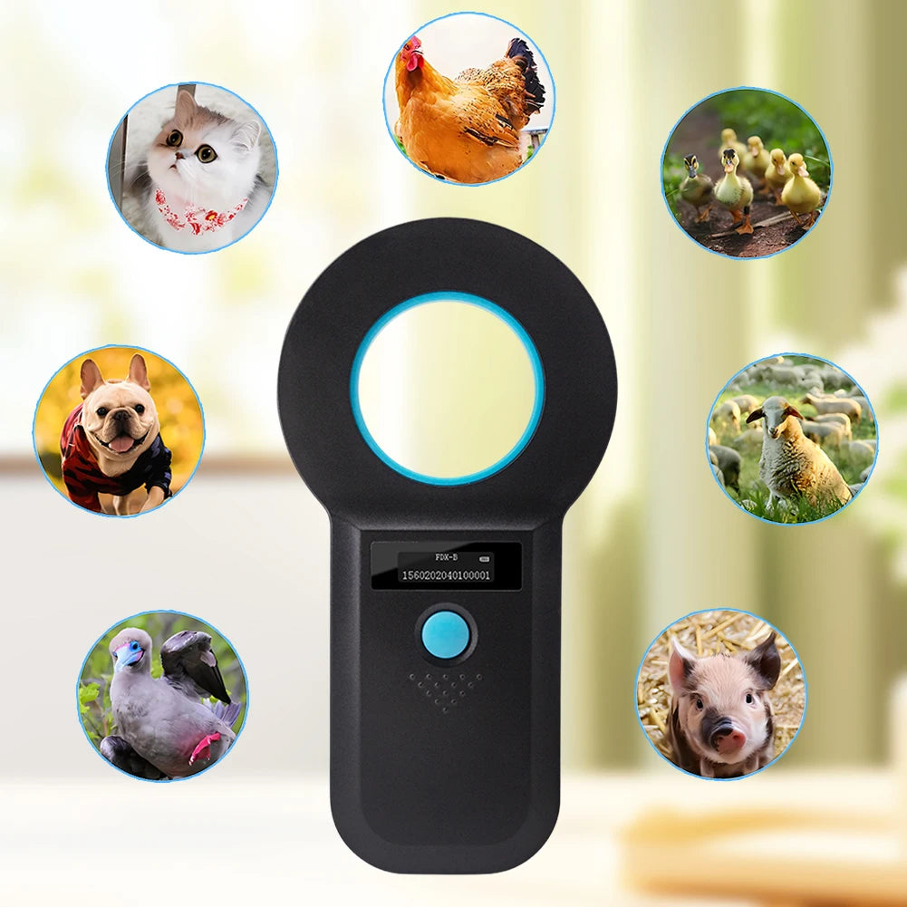 Handheld Animal Pet Microchip Reader
