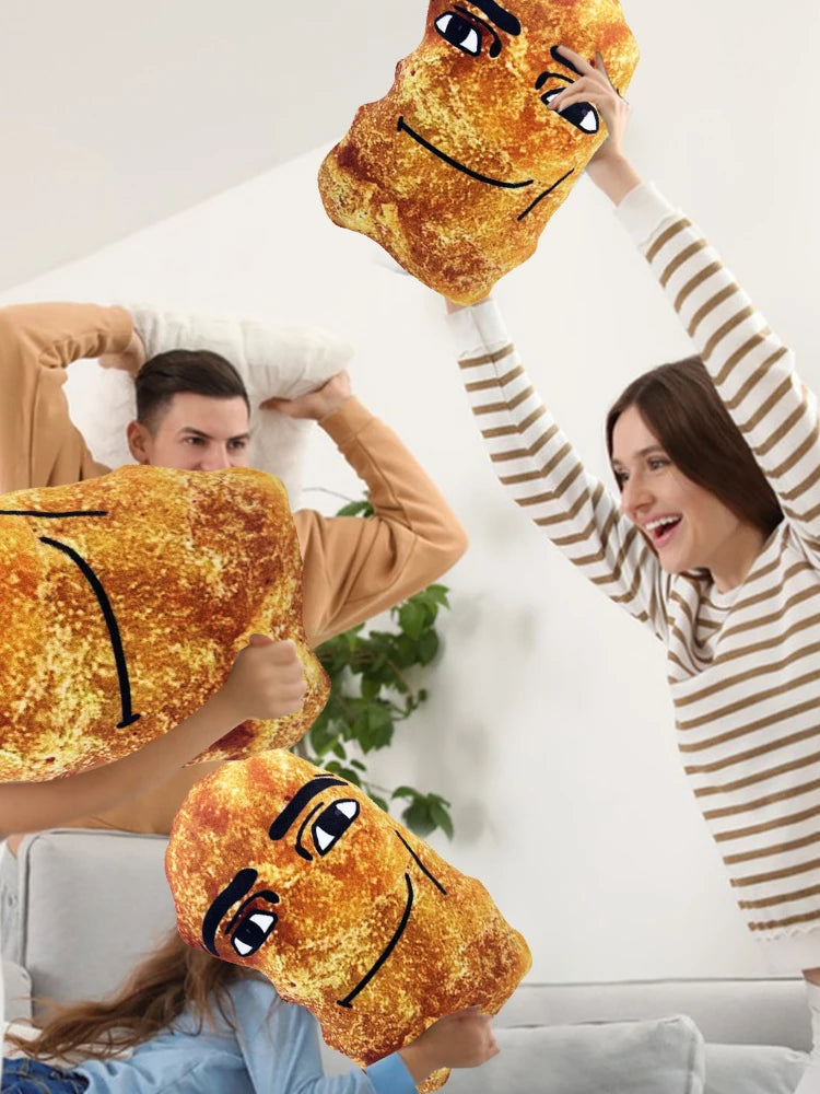 Simulation Chicken Nuggets Plush Pillow