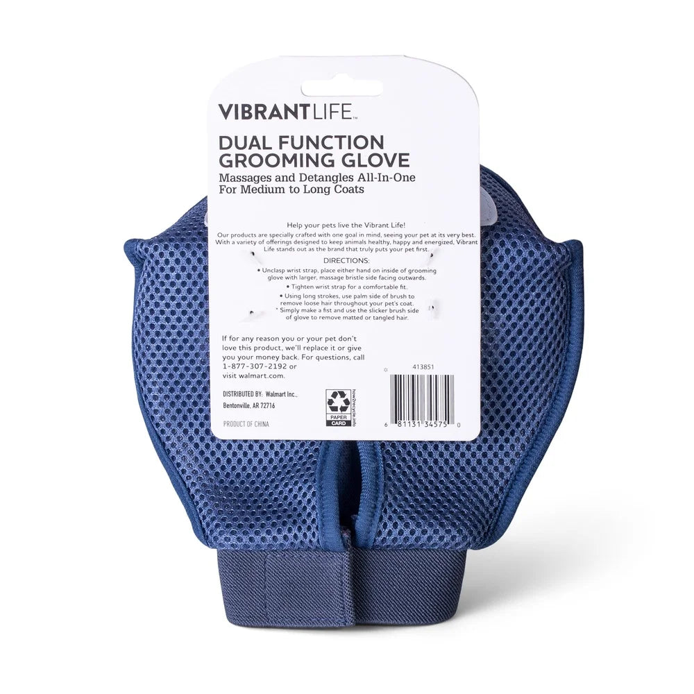 Dual Function Dog Grooming Glove