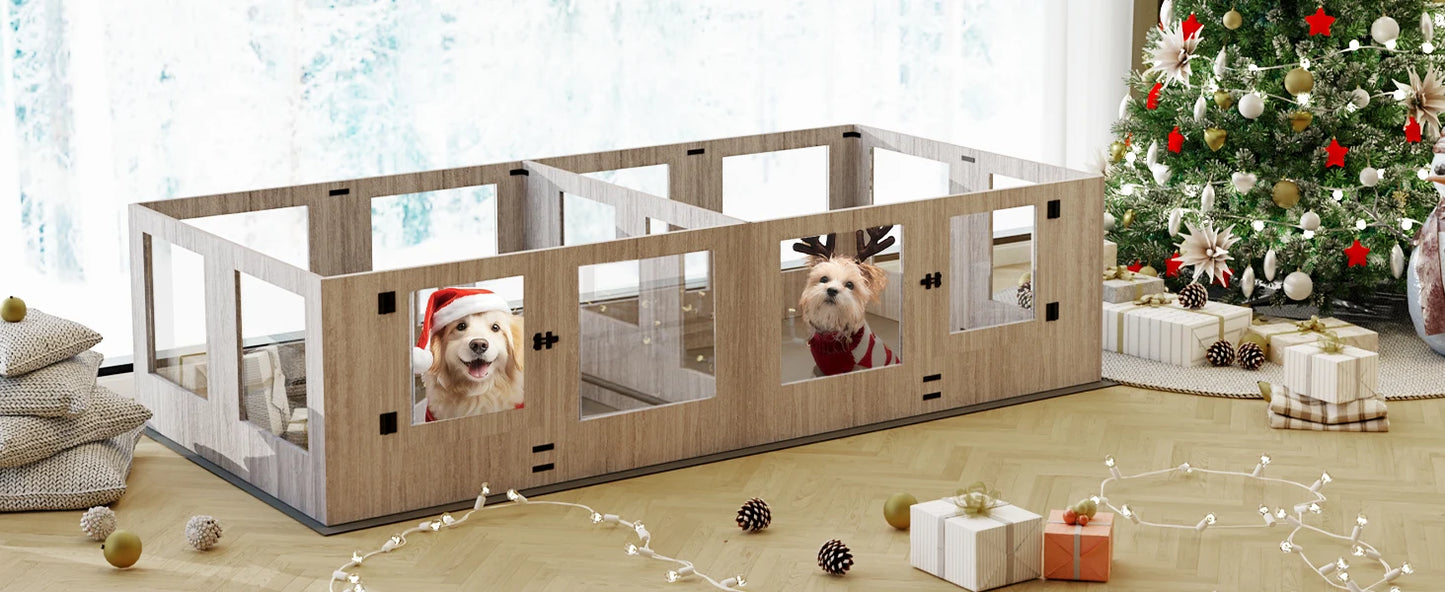 Large 8/14 Panels Dog Whelping Box