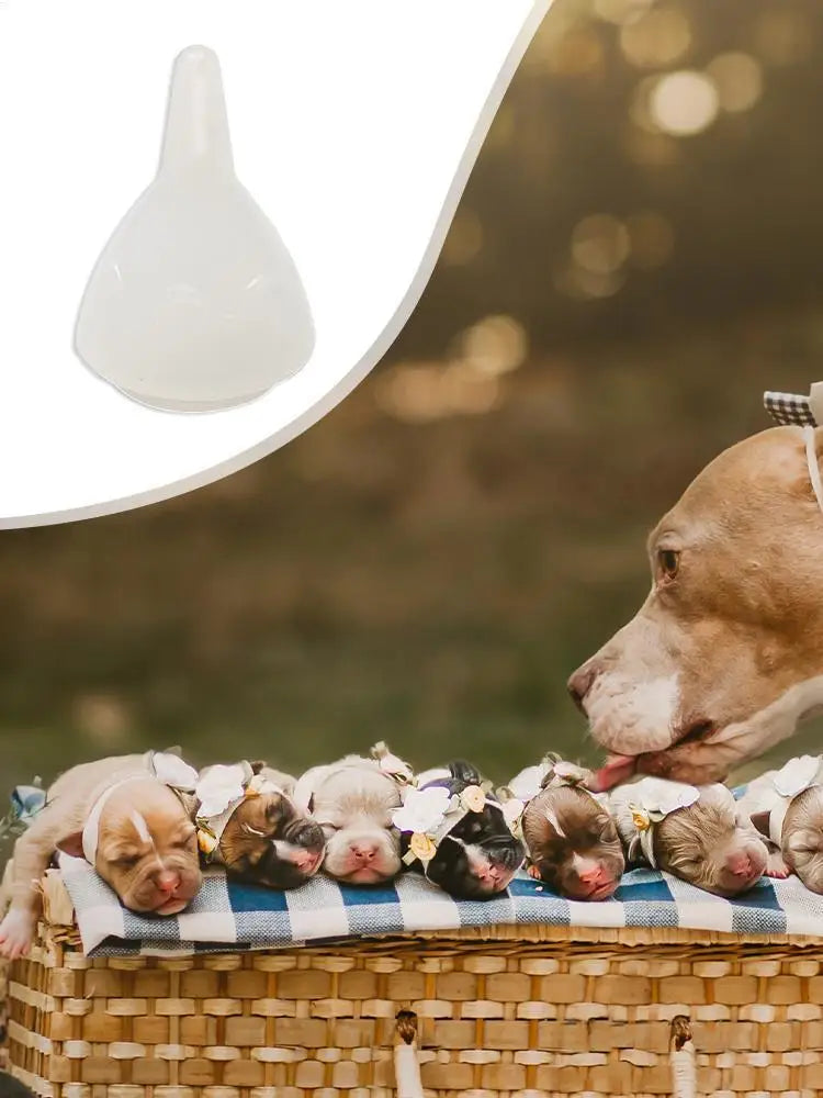 Universal Pet Feeding Nipple White