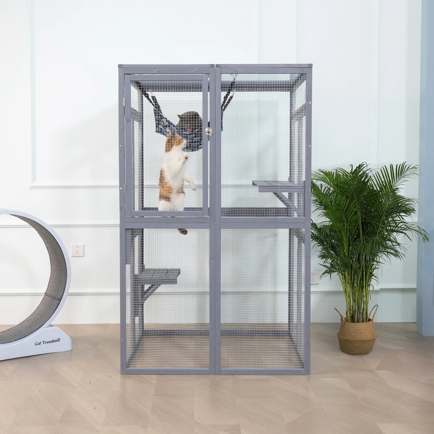 Wooden Cat Catio,