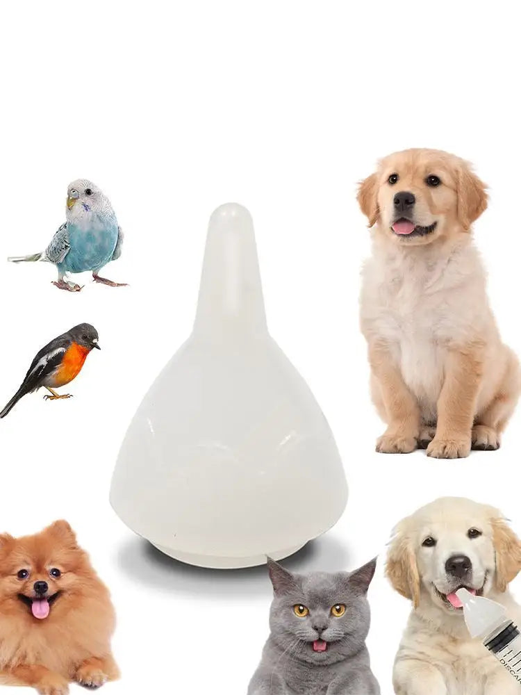 Universal Pet Feeding Nipple White