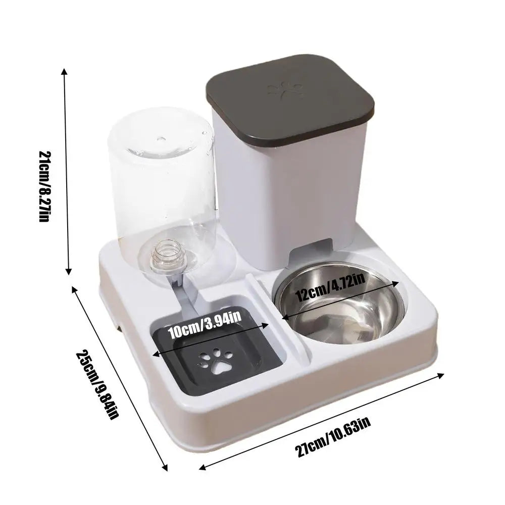 Cat Feeder And Water Dispenser