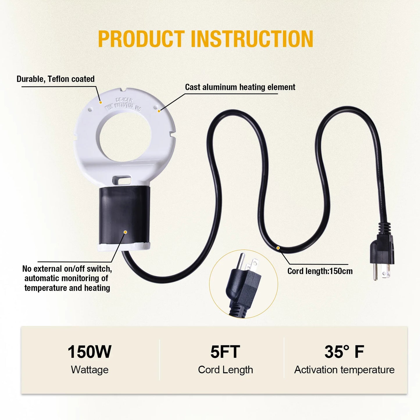 Submergible Cast Aluminum Thermostatic Control