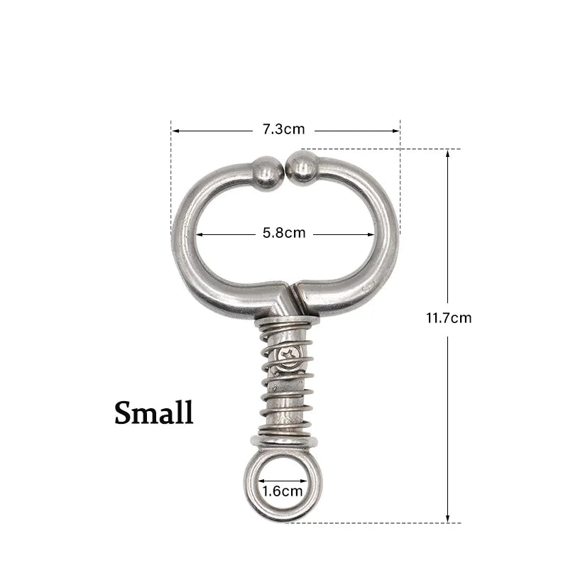 Stainless Steel Automatic Cow Spring Nose Pliers