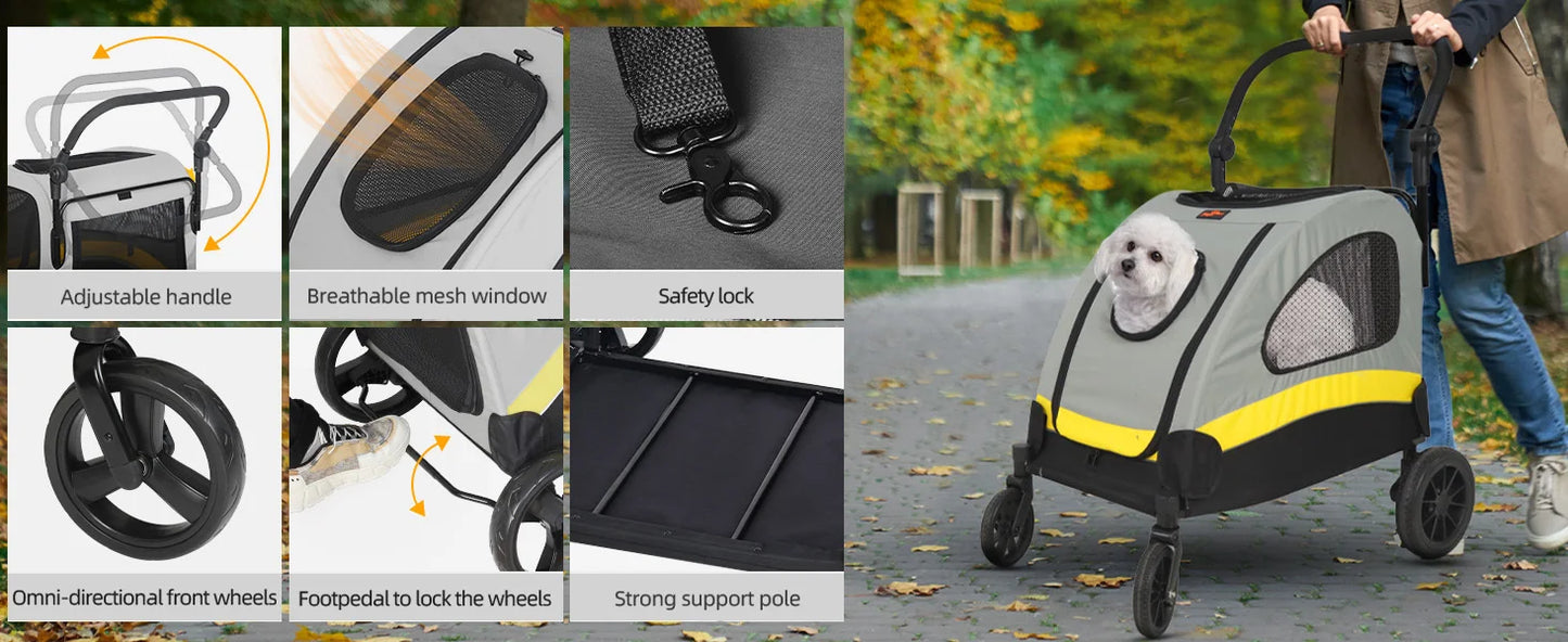 Premium Dog Stroller Pram