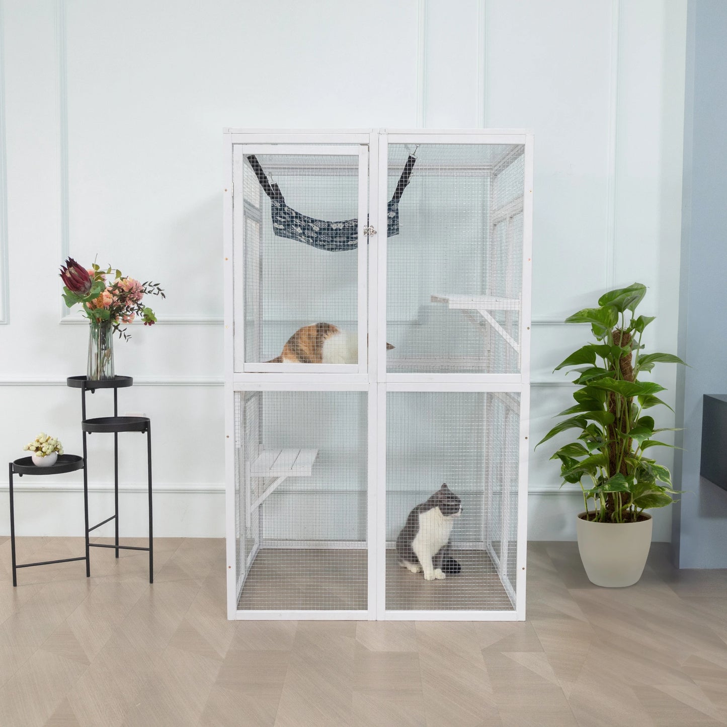 Wooden Cat Catio,