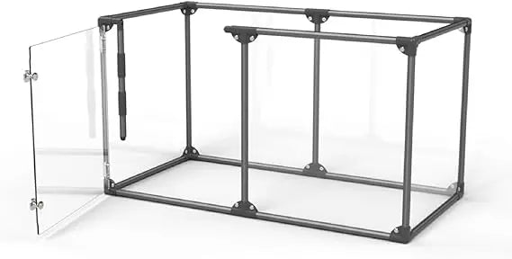 27" Tall Small Lucidium Pet Pen, White