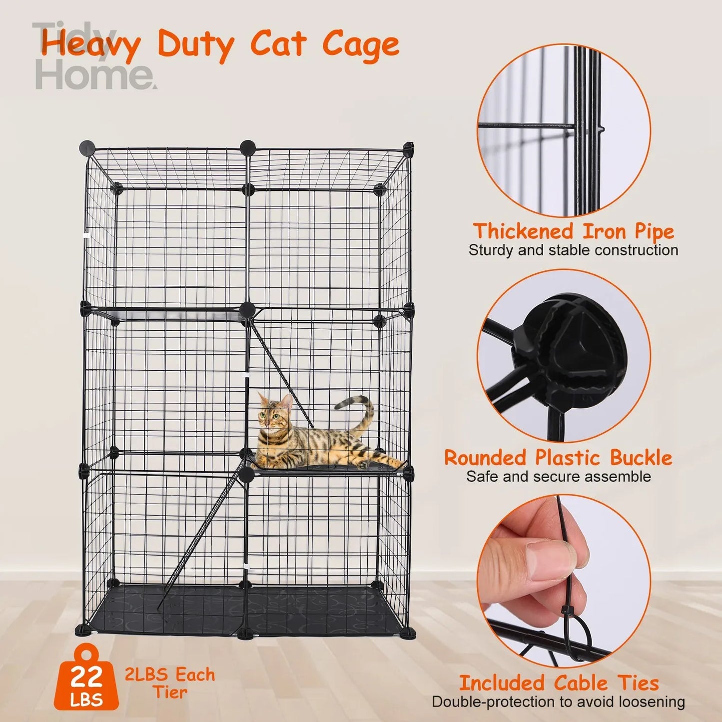 Cat Cage DIY Indoor Pet Home Small Animal House