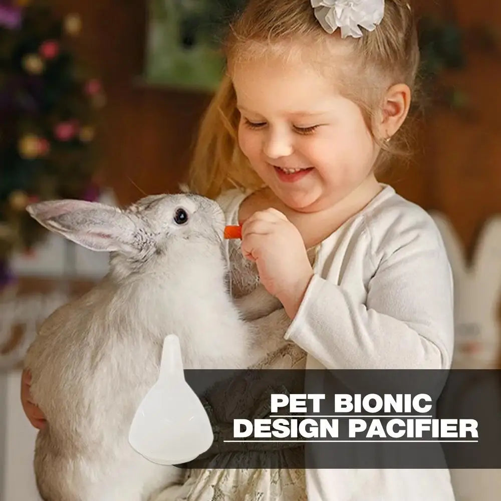 Universal Pet Feeding Nipple White