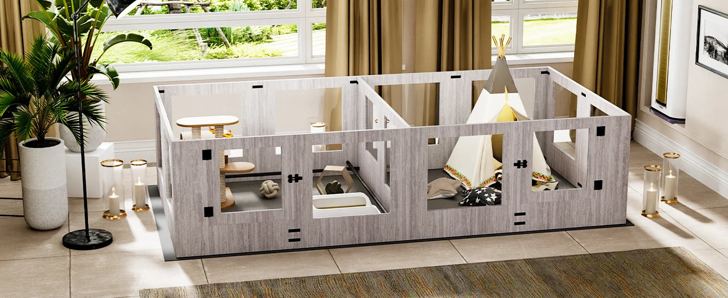 Large 8/14 Panels Dog Whelping Box