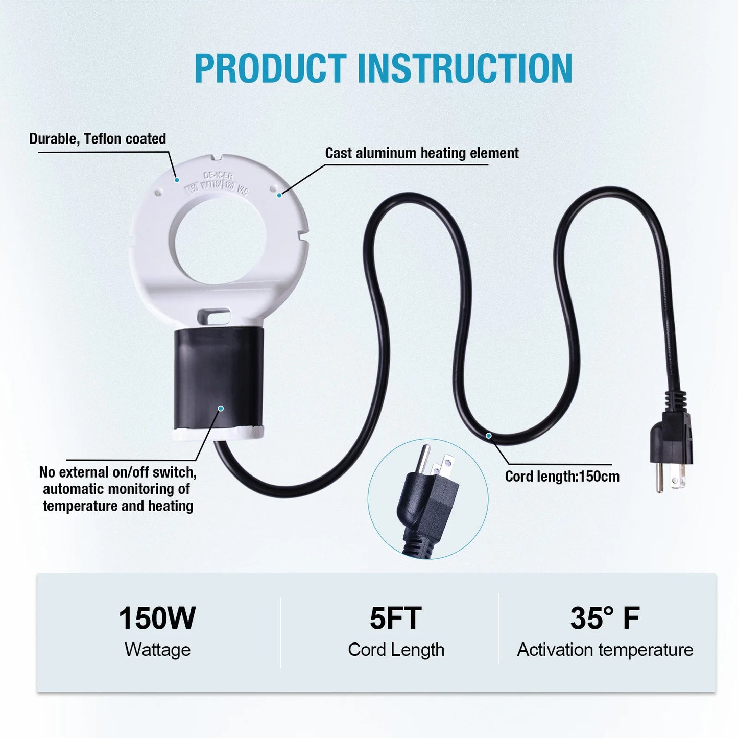 Submergible Cast Aluminum Thermostatic Control