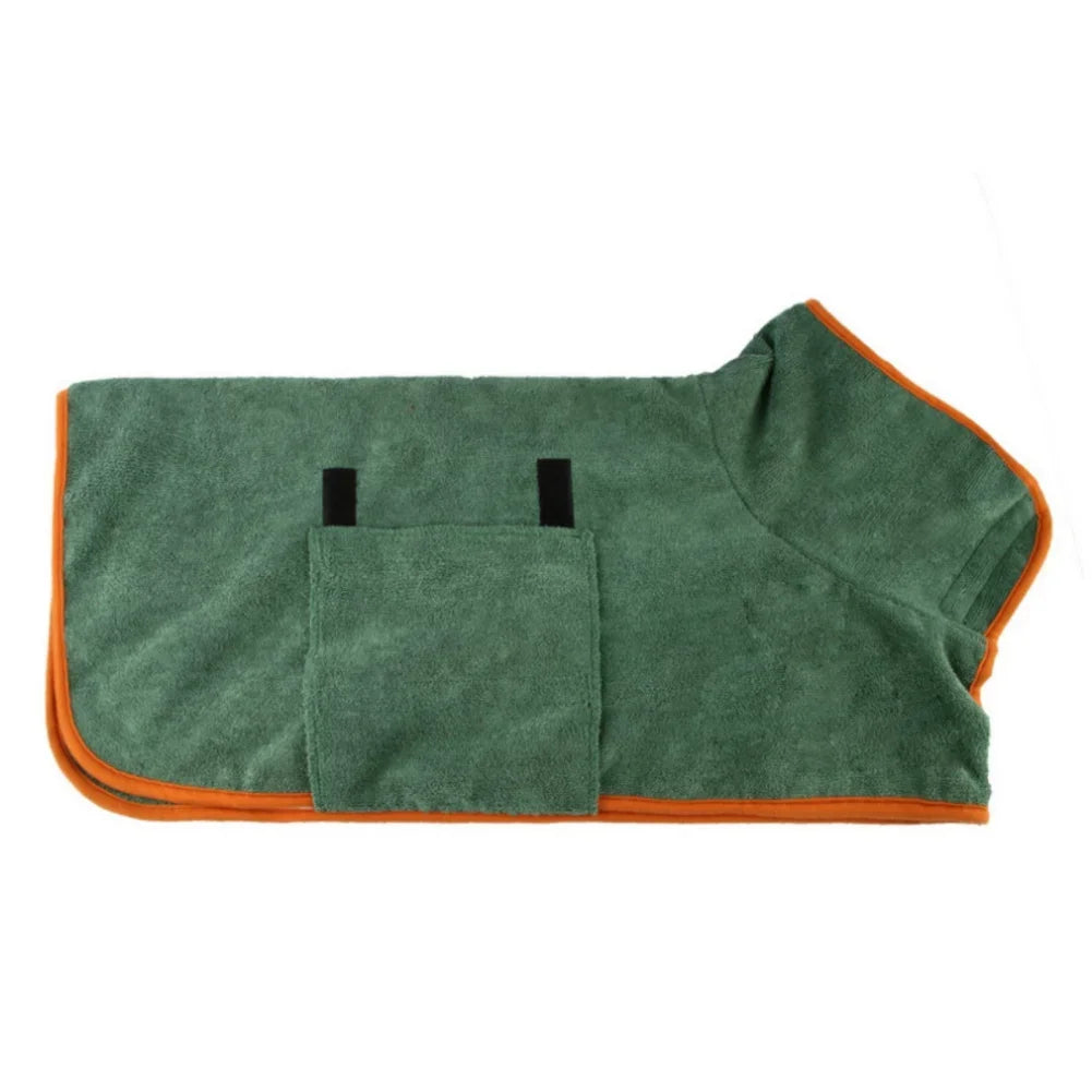 Dog Bathrobe Bath Towel Robe