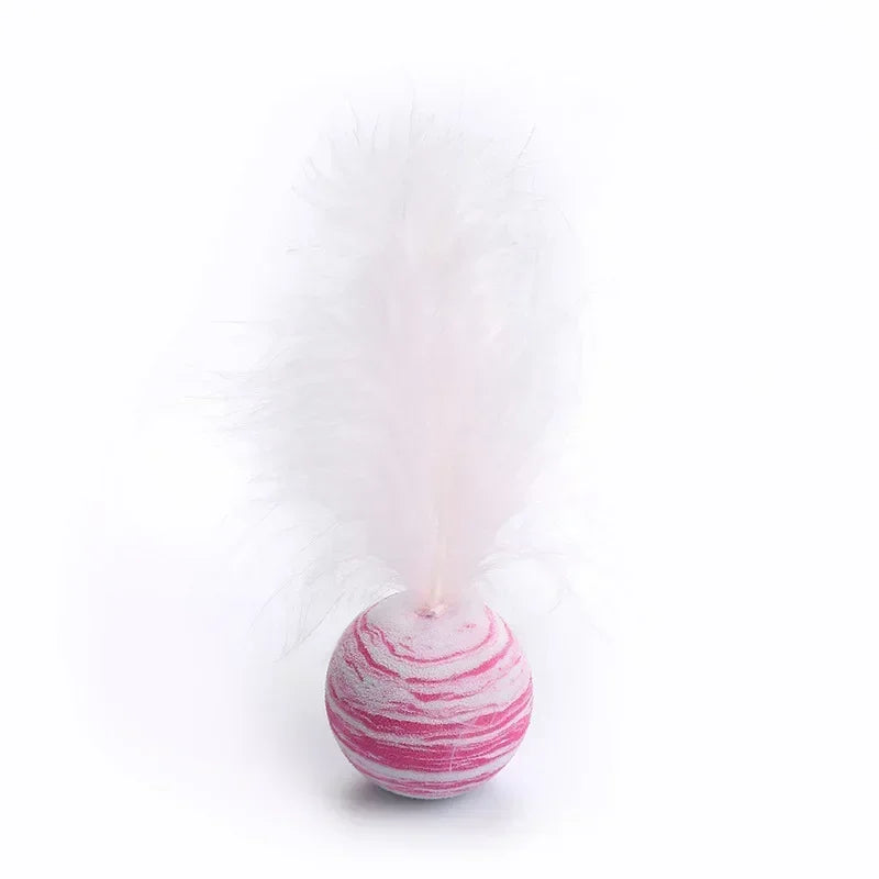 Ball Feather Funny Cat Toy