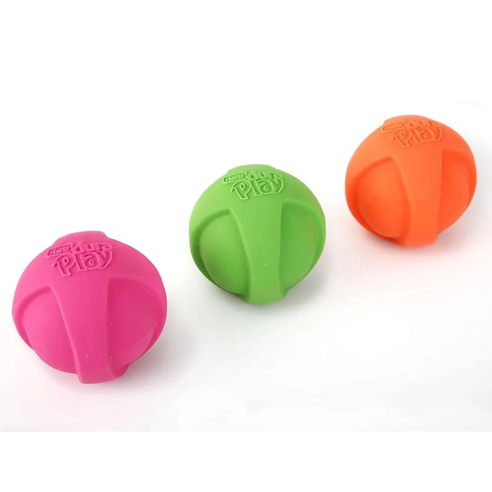Durable Medium Dog Toy Set with Bacon Scent Squeaker Lightweight Foam Latex Indoor Outdoor Fetch Play