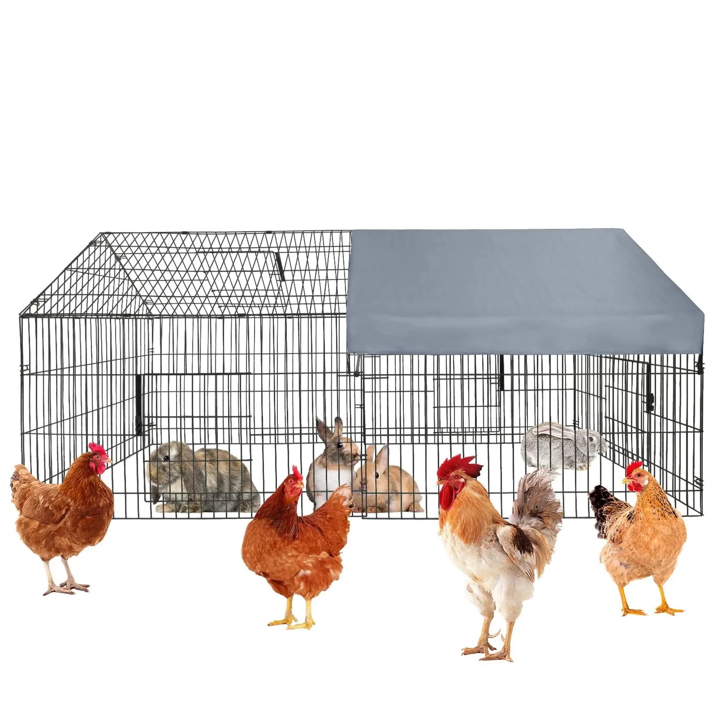 Large Metal Chicken Coop