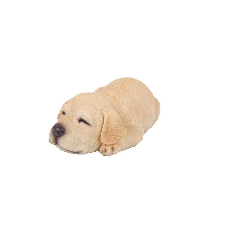 Adorable Sleeping Labrador Puppy Statue