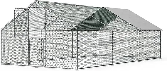 Extra Large Metal Chicken Run