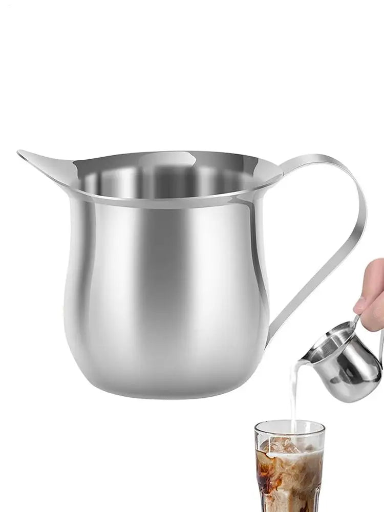 Stainless Steel Small Bell-Shaped Milk Frothing Pitcher