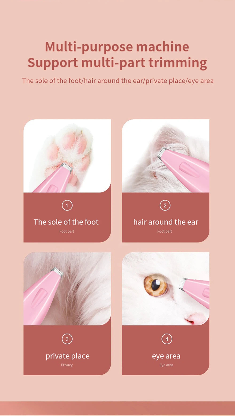 Dog Hair Trimmer Electric