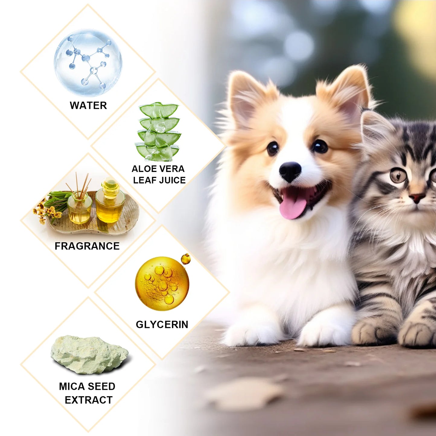1-4PCS Pet Shampoo