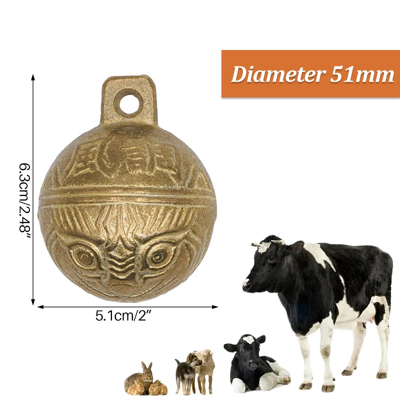 1Pc Sheep Pet Dog Copper Bells
