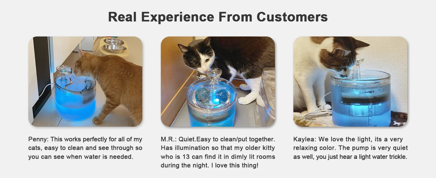 NPET WF100 Cat Water Fountain