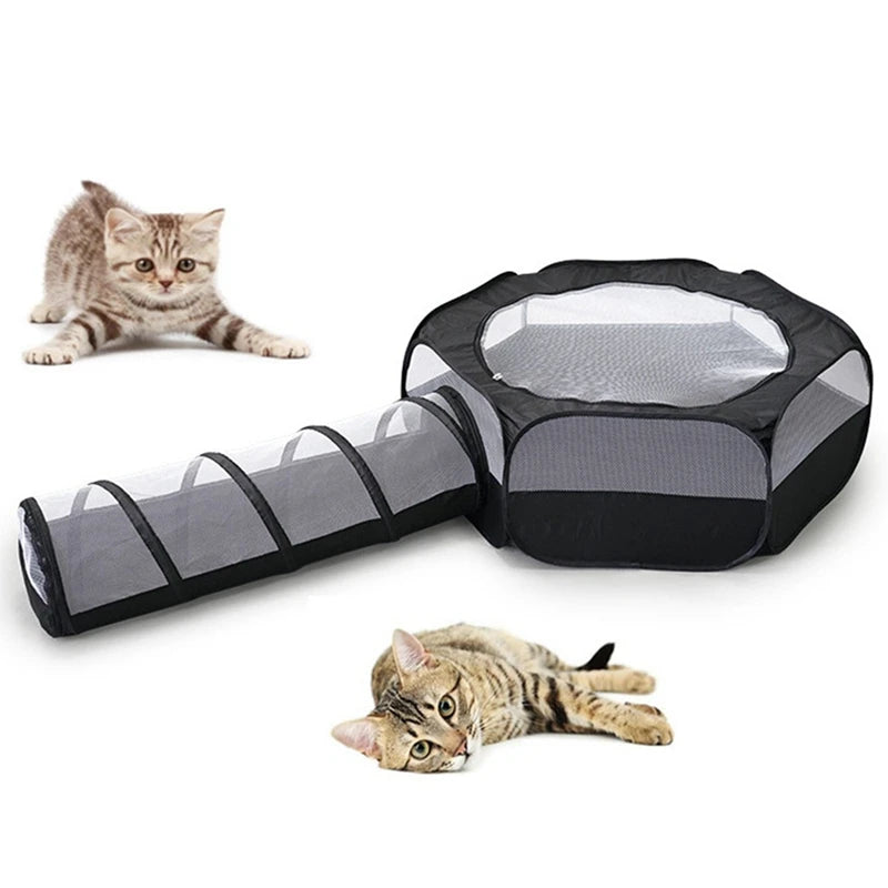 Cat Tunnel Cage House