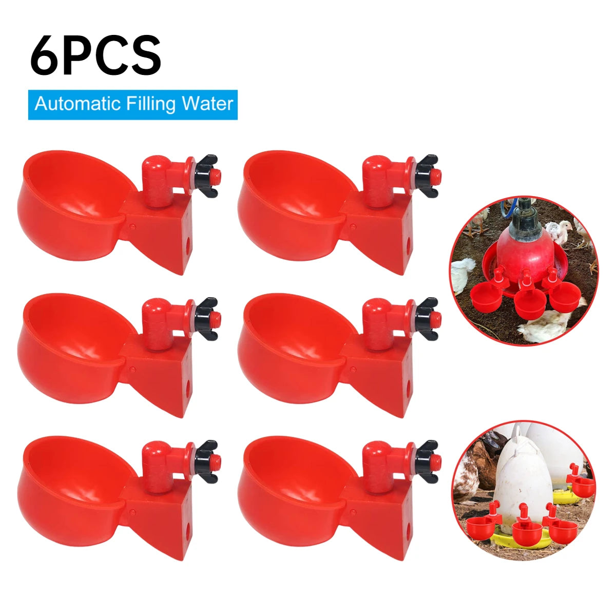 36-1PCS Chicken Drinking Cup