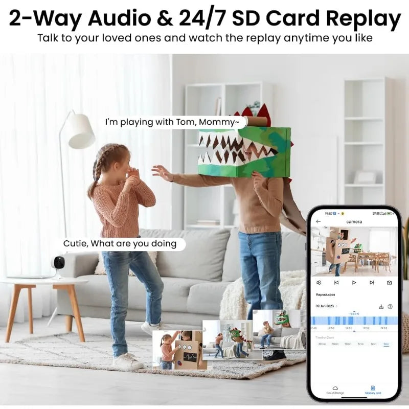 Cameras- Outdoor/Indoor Cameras for Baby/Nanny/Dog