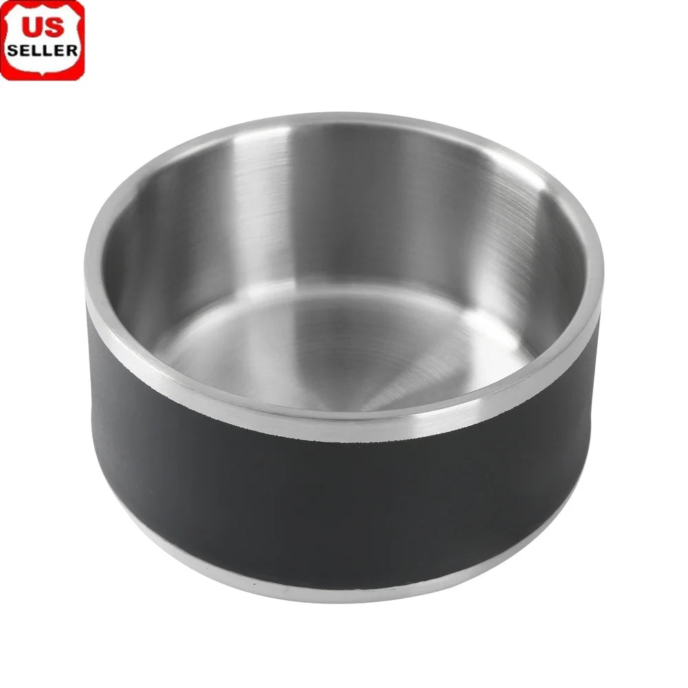 Double Wall Stainless Steel Dog Bowl