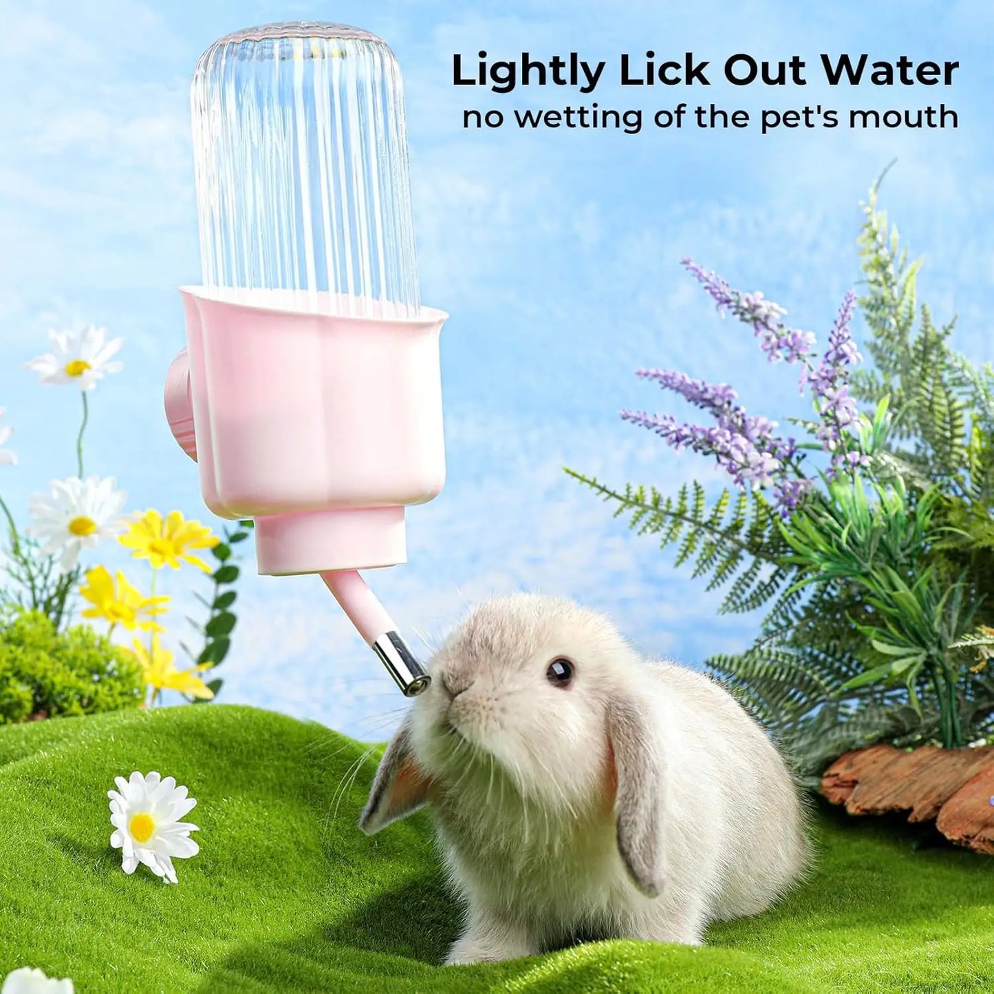 Pet Water Bottle for Cage Crate